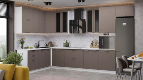 Кухонный гарнитур «Габриэлла» №22 Белый, Муссон в Губкинском - gubkinskij.mebel-tymen.ru | фото