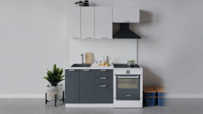 Кухонный гарнитур «Гранита» длиной 160 см в Губкинском - gubkinskij.mebel-tymen.ru | фото