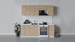 Кухонный гарнитур «Гранита» длиной 220 см в Губкинском - gubkinskij.mebel-tymen.ru | фото