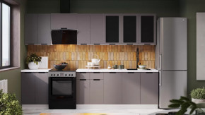 Кухонный гарнитур «Гренада» №3 Белый, Холст Вулкан в Губкинском - gubkinskij.mebel-tymen.ru | фото