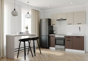 Кухонный гарнитур Латте-2000 столешница 26 мм в Губкинском - gubkinskij.mebel-tymen.ru | фото