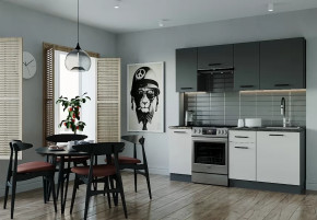 Кухонный гарнитур Лофт-2000 столешница 38 мм в Губкинском - gubkinskij.mebel-tymen.ru | фото