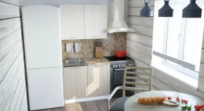 Кухонный гарнитур Ольга мини 1 1000 мм в Губкинском - gubkinskij.mebel-tymen.ru | фото