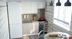 Кухонный гарнитур Ольга нормал 2 1500 мм в Губкинском - gubkinskij.mebel-tymen.ru | фото