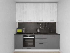 Кухонный гарнитур Санторини-2200 МДФ столешница 26 мм в Губкинском - gubkinskij.mebel-tymen.ru | фото