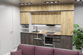 Кухонный гарнитур Сапфир экстра 3000 мм в Губкинском - gubkinskij.mebel-tymen.ru | фото