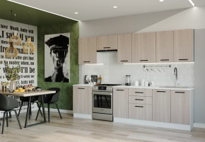 Кухонный гарнитур Шимо-3000 МДФ столешница 38 мм в Губкинском - gubkinskij.mebel-tymen.ru | фото