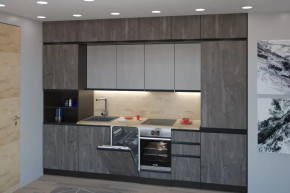 Кухонный гарнитур Симфония люкс 3000 мм в Губкинском - gubkinskij.mebel-tymen.ru | фото