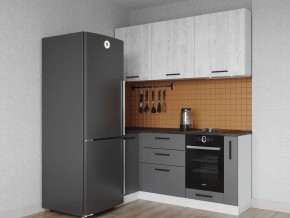 Кухонный гарнитур угловой Санторини-1000х1800 МДФ столешница 26 мм в Губкинском - gubkinskij.mebel-tymen.ru | фото