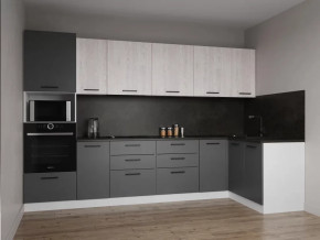 Кухонный гарнитур угловой Санторини-3200х1400 МДФ столешница 26 мм в Губкинском - gubkinskij.mebel-tymen.ru | фото