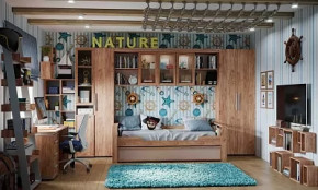 Модульная детская Nature в Губкинском - gubkinskij.mebel-tymen.ru | фото