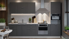 Модульная кухня «Габриэлла» Белый/Титан в Губкинском - gubkinskij.mebel-tymen.ru | фото