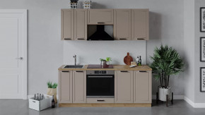 Модульная кухня «Лорас» Дуб крафт золотой/Холст латте в Губкинском - gubkinskij.mebel-tymen.ru | фото