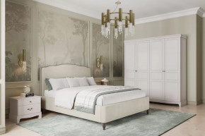 Модульная спальня Лорето Персидский жемчуг/Лак Льняной в Губкинском - gubkinskij.mebel-tymen.ru | фото