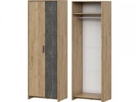 Шкаф двухстворчатый МСП-1 в Губкинском - gubkinskij.mebel-tymen.ru | фото