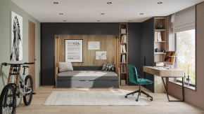 Набор детской мебели «Порто» №2 Яблоня Беллуно, Графит софт в Губкинском - gubkinskij.mebel-tymen.ru | фото