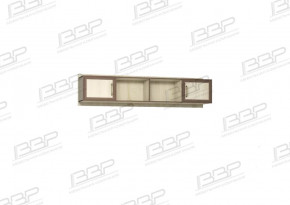 Надстройка с дверцами МС Верона для молодежи ЛДСП в Губкинском - gubkinskij.mebel-tymen.ru | фото