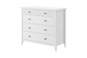 Никеа Комод 5 ящиков Белый в Губкинском - gubkinskij.mebel-tymen.ru | фото