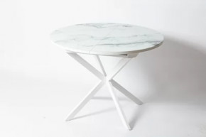 Обеденный стол Стайл 32 Мрамор Приск в Губкинском - gubkinskij.mebel-tymen.ru | фото