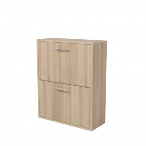 Обувница 2 секции дуб сонома Герда в Губкинском - gubkinskij.mebel-tymen.ru | фото