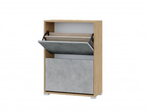 Обувница Домино Бетон в Губкинском - gubkinskij.mebel-tymen.ru | фото