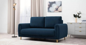 Оникс Диван-кровать Ocean 017 (синий) арт. ТД 208 в Губкинском - gubkinskij.mebel-tymen.ru | фото