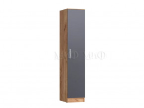 Пенал Мартина ЛДСП Графит, Дуб крафт в Губкинском - gubkinskij.mebel-tymen.ru | фото