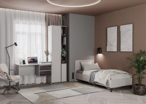 Подростковая НАОМИ, ЛДСП Кашемир/ЛДСП Кашемир в Губкинском - gubkinskij.mebel-tymen.ru | фото