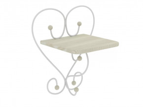 Полка настенная Милсон белая в Губкинском - gubkinskij.mebel-tymen.ru | фото