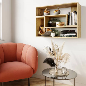 Полка Смарт-2 крафт в Губкинском - gubkinskij.mebel-tymen.ru | фото