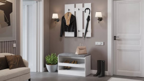 Прихожая «Агата» №1 Белый в Губкинском - gubkinskij.mebel-tymen.ru | фото