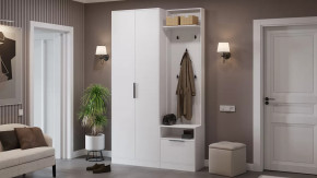 Прихожая «Агата» №2 Белый в Губкинском - gubkinskij.mebel-tymen.ru | фото