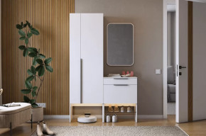 Прихожая Баско К8 белое дерево в Губкинском - gubkinskij.mebel-tymen.ru | фото