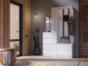 Прихожая Челси белый в Губкинском - gubkinskij.mebel-tymen.ru | фото