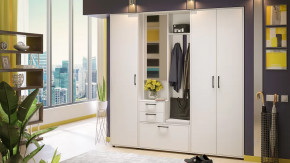 Прихожая «Витра» Белый Ясень в Губкинском - gubkinskij.mebel-tymen.ru | фото