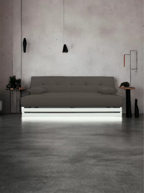 Прямой диван манго 1 Нео Графит/Планки белые в Губкинском - gubkinskij.mebel-tymen.ru | фото