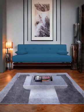 Прямой диван манго 1 Савана Деним/Планки орех в Губкинском - gubkinskij.mebel-tymen.ru | фото