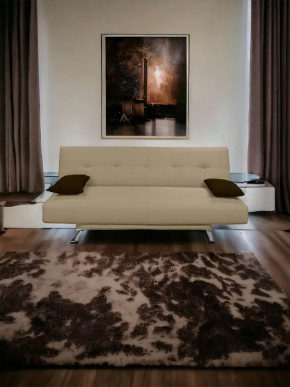 Прямой диван манго 2 Нео Латте/Подушки Нео Шоколад в Губкинском - gubkinskij.mebel-tymen.ru | фото