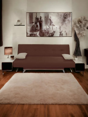 Прямой диван манго 2 Нео Шоколад/Подушки Нео Латте в Губкинском - gubkinskij.mebel-tymen.ru | фото