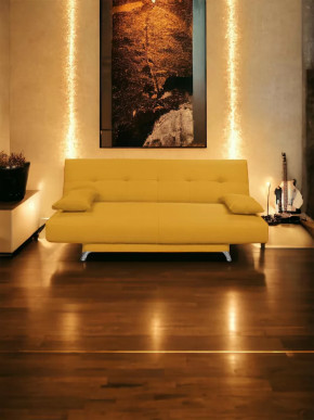 Прямой диван манго 2 Савана Елоу в Губкинском - gubkinskij.mebel-tymen.ru | фото