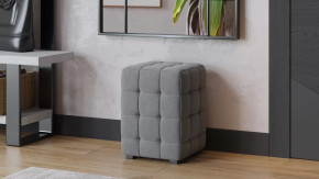 Пуф «Аристо» Велюр Серый в Губкинском - gubkinskij.mebel-tymen.ru | фото