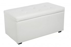 Пуф Мартин (белый) в Губкинском - gubkinskij.mebel-tymen.ru | фото