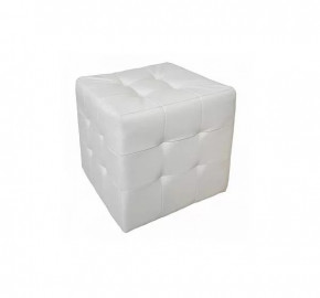 Пуф Стенли (белый) в Губкинском - gubkinskij.mebel-tymen.ru | фото