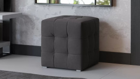 Пуф Тип 1 Велюр Графит в Губкинском - gubkinskij.mebel-tymen.ru | фото