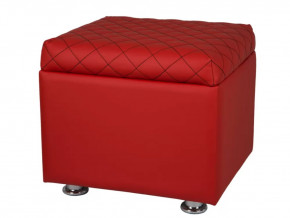 Пуф Вега (красный) в Губкинском - gubkinskij.mebel-tymen.ru | фото