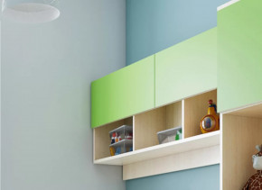 Секция навесная "Киви" №6 в Губкинском - gubkinskij.mebel-tymen.ru | фото