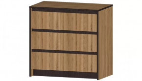 Серия Бостон Комод 3 ящика дуб вотан в Губкинском - gubkinskij.mebel-tymen.ru | фото