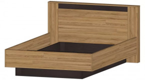 Серия Бостон Кровать 1400 дуб вотан/венге в Губкинском - gubkinskij.mebel-tymen.ru | фото