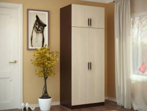 Шкаф 2-х створчатый с перегородкой венге/лоредо БТС в Губкинском - gubkinskij.mebel-tymen.ru | фото