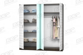 Шкаф 4х-створчатый МС спальня Афина МДФ глянец в Губкинском - gubkinskij.mebel-tymen.ru | фото